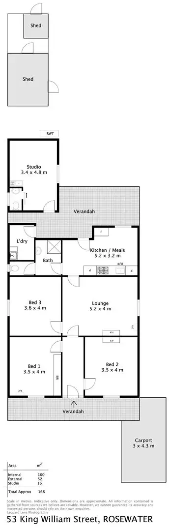 Floorplan of Homely house listing, 53 King William Street, Rosewater SA 5013