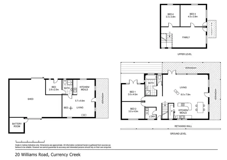Floorplan of Homely rural property listing, 20 Williams Road, Currency Creek SA 5214