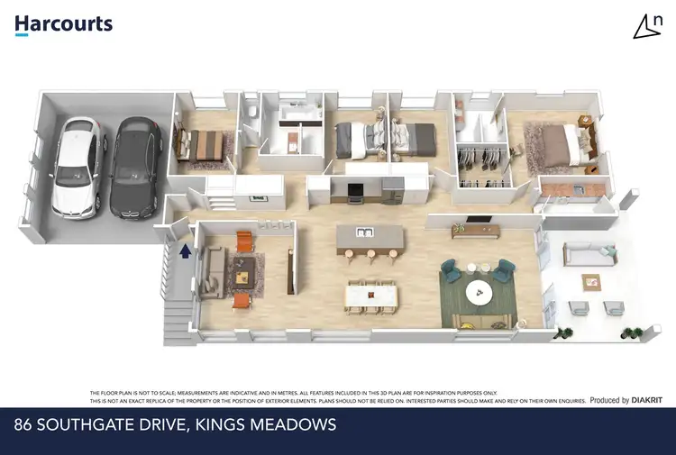 Floorplan of Homely house listing, 86 Southgate Drive, Kings Meadows TAS 7249