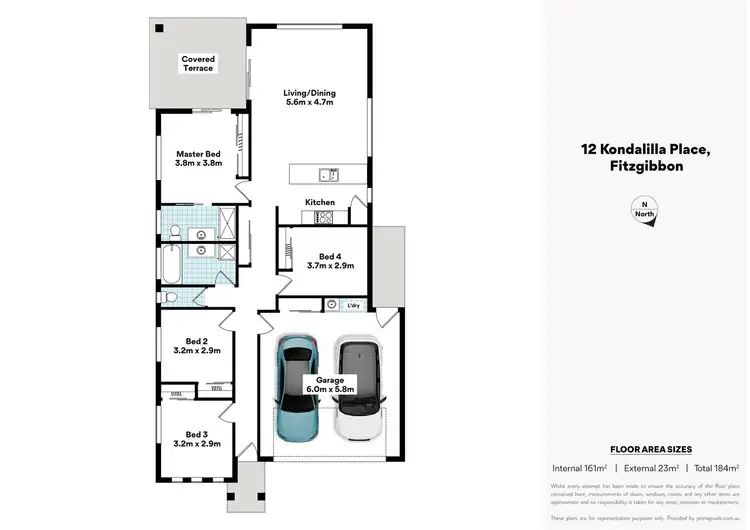 Floorplan of Homely house listing, 12 Kondalilla Place, Fitzgibbon QLD 4018