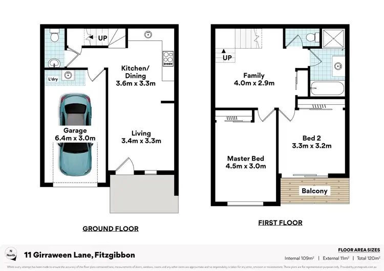 Floorplan of Homely house listing, 11 Girraween Lane, Fitzgibbon QLD 4018