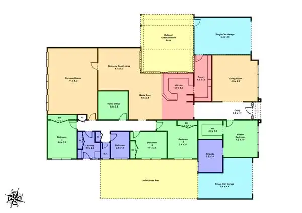 Floorplan of Homely house listing, 19 The Terrace, Alfredton VIC 3350
