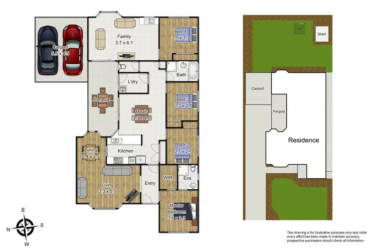 Floorplan of Homely house listing, 37 Serpentine Road, Keysborough VIC 3173