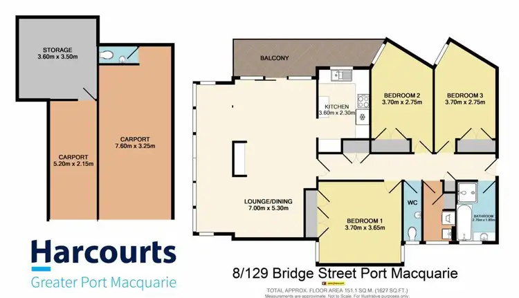 Floorplan of Homely unit listing, 8/129 Bridge Street, Port Macquarie NSW 2444