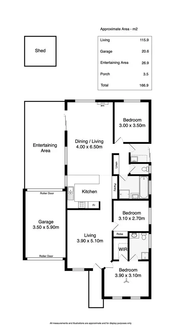 Floorplan of Homely house listing, 3 Caronia Cove, Sellicks Beach SA 5174