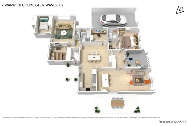 Floorplan of Homely house listing, 7 Warwick Court, Glen Waverley VIC 3150