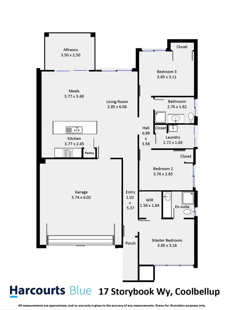 Floorplan of Homely house listing, 17 Storybook Way, Coolbellup WA 6163