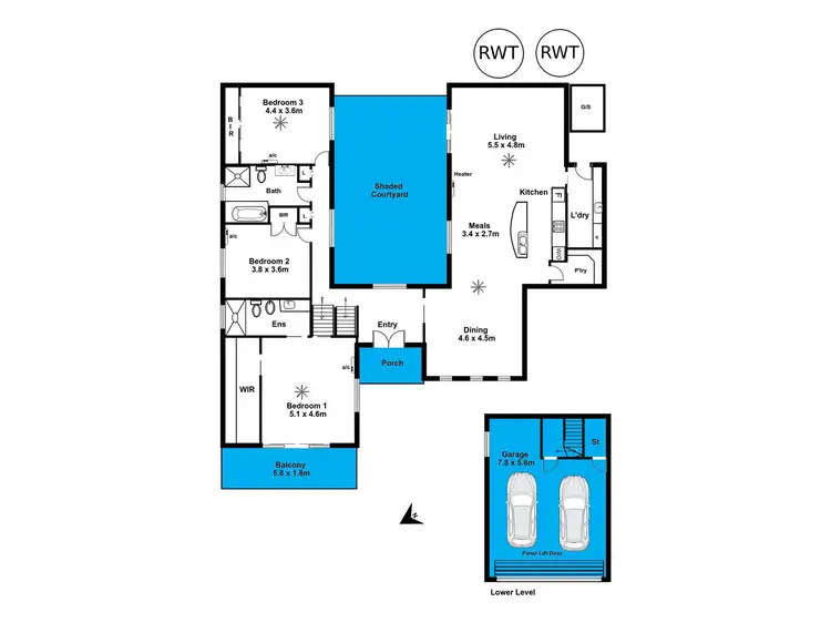Floorplan of Homely house listing, 25 Sun Dew Avenue, Craigburn Farm SA 5051