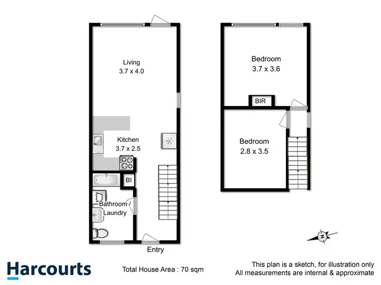Floorplan of Homely unit listing, 5/12a Lynton Avenue, South Hobart TAS 7004