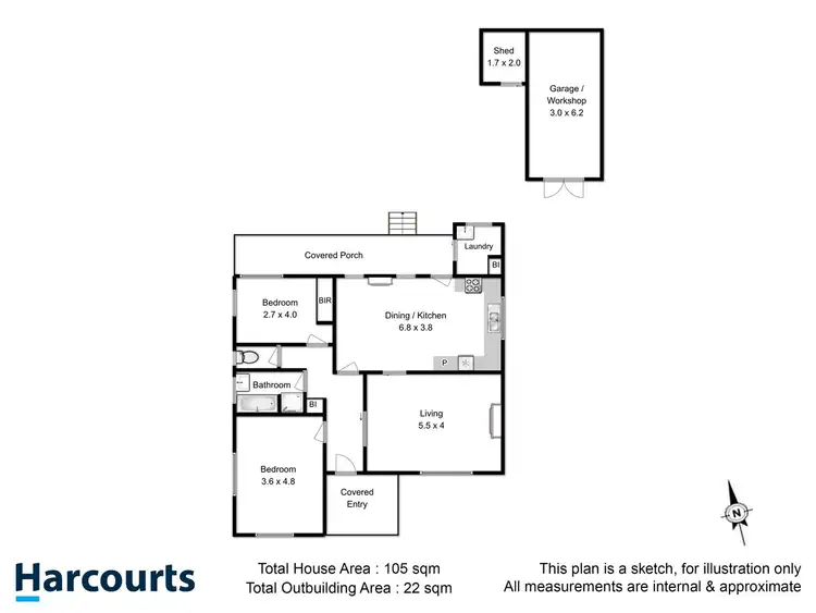 Floorplan of Homely house listing, 16 Ballawinnie Road, Lindisfarne TAS 7015