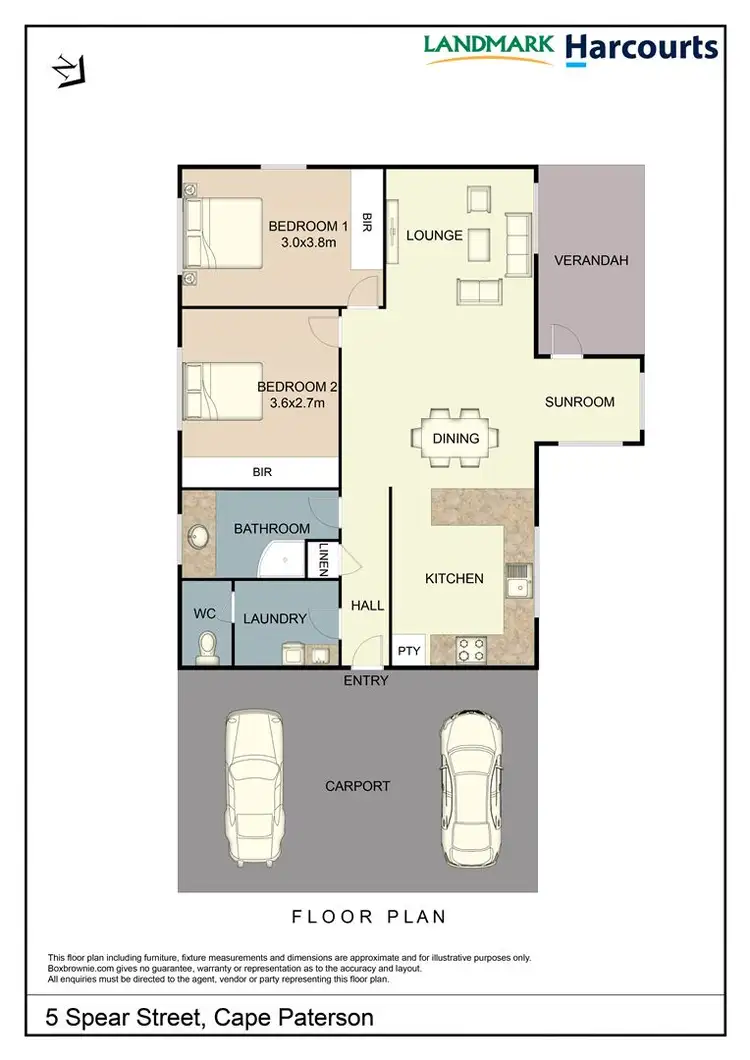 Floorplan of Homely house listing, 5 Spear Street, Cape Paterson VIC 3995