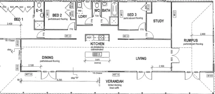 Floorplan of Homely house listing, 6 Yarck Village Place, Yarck VIC 3719