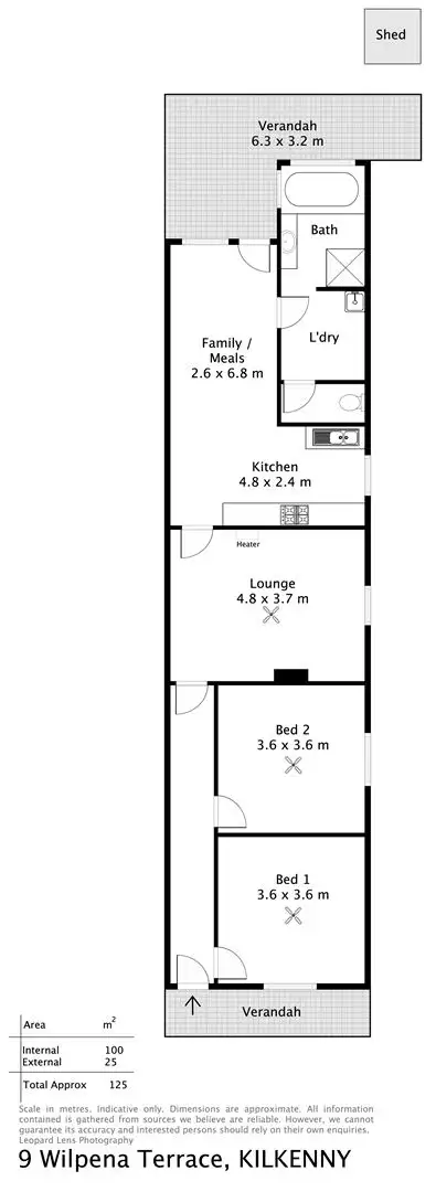 Floorplan of Homely house listing, 9 Wilpena Terrace, Kilkenny SA 5009