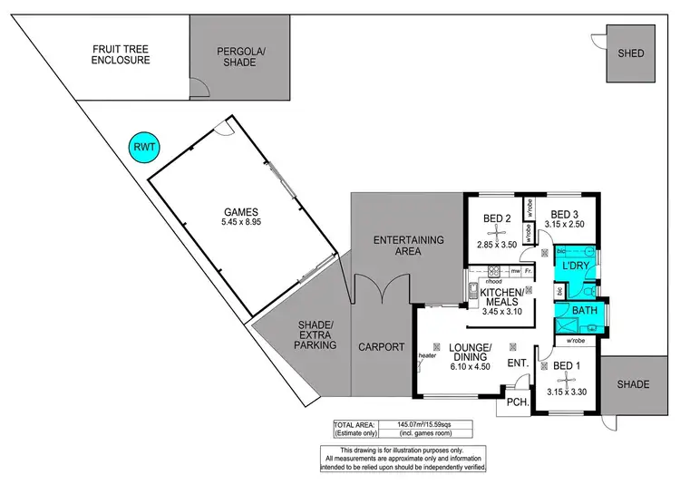 Floorplan of Homely house listing, 6 Cassab Court, Trott Park SA 5158