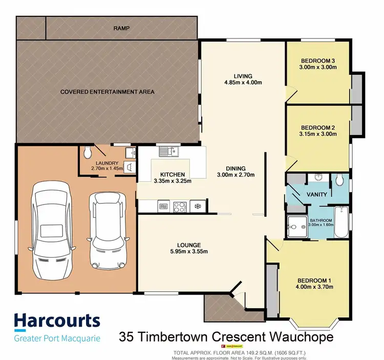 Floorplan of Homely house listing, 35 Timbertown Crescent, Wauchope NSW 2446