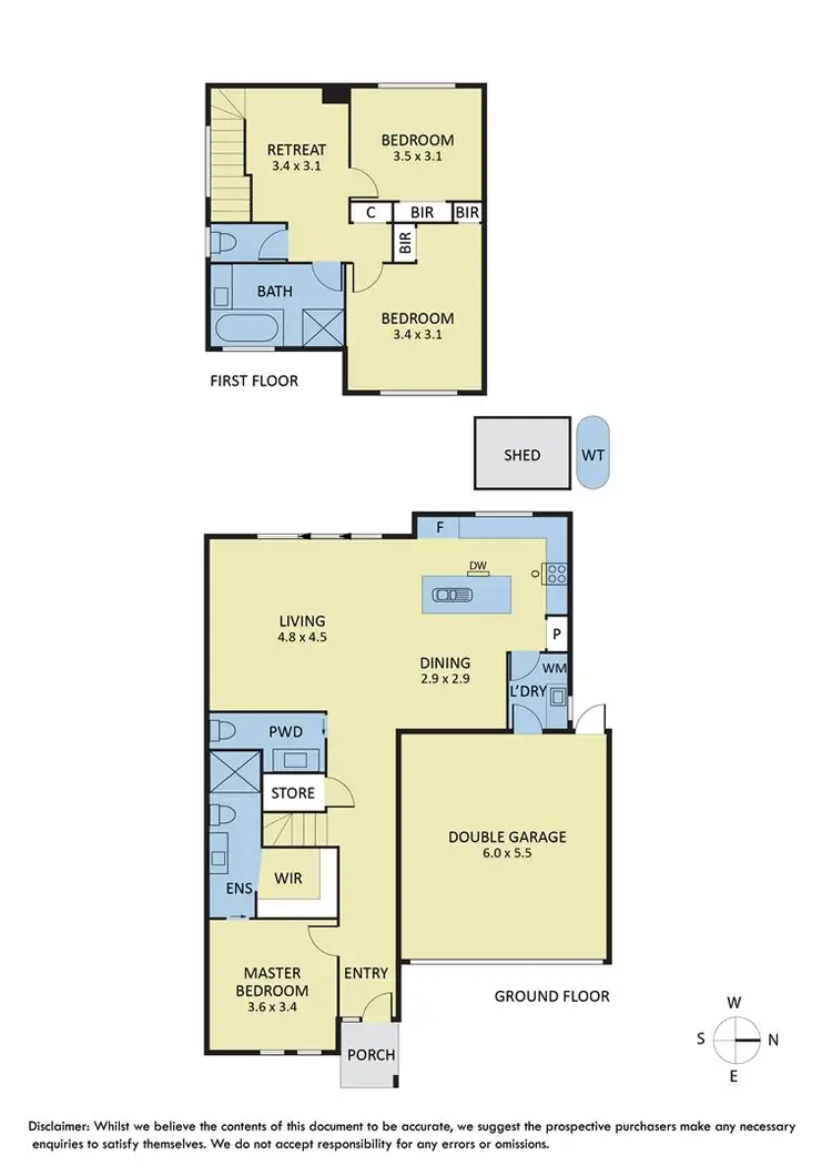 Floorplan of Homely townhouse listing, 18/125-129 Hawthorn Road, Forest Hill VIC 3131