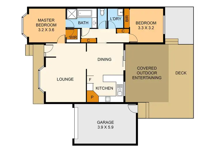 Floorplan of Homely unit listing, 2/14 Wattletree Road, Ferntree Gully VIC 3156