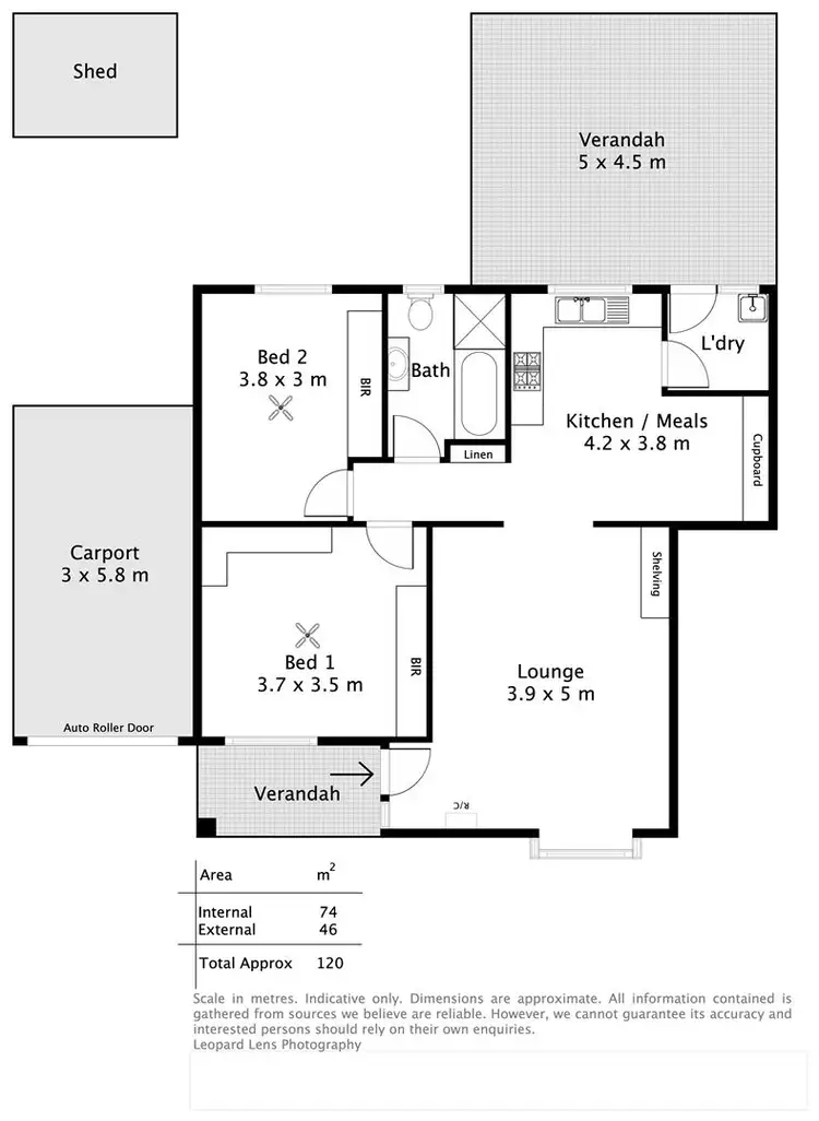 Floorplan of Homely unit listing, 4/54 Woolnough Road, Exeter SA 5019