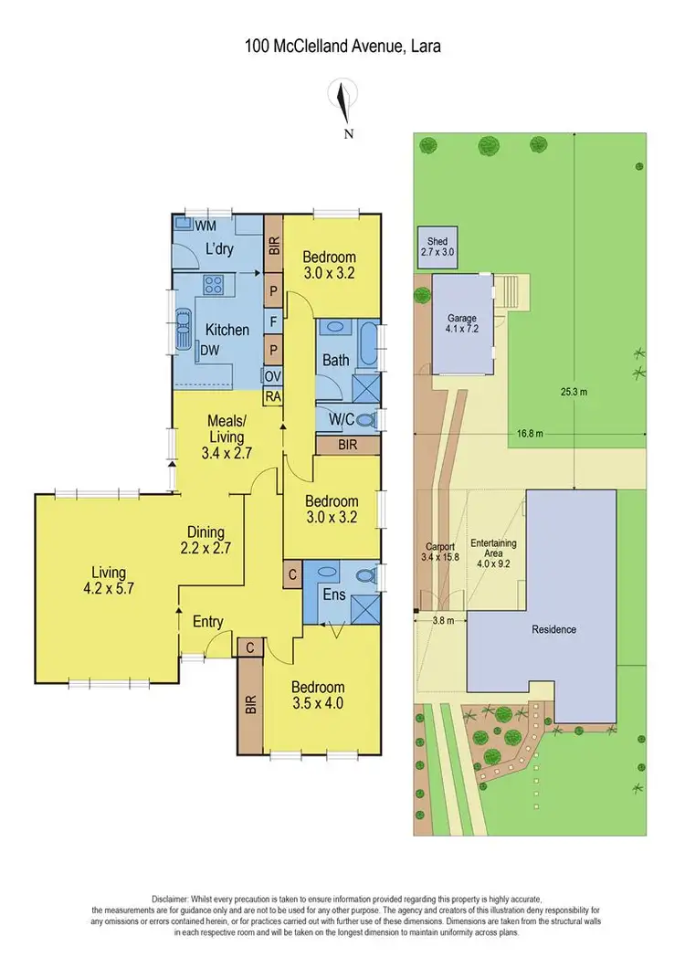 Floorplan of Homely house listing, 100 McClelland Avenue, Lara VIC 3212
