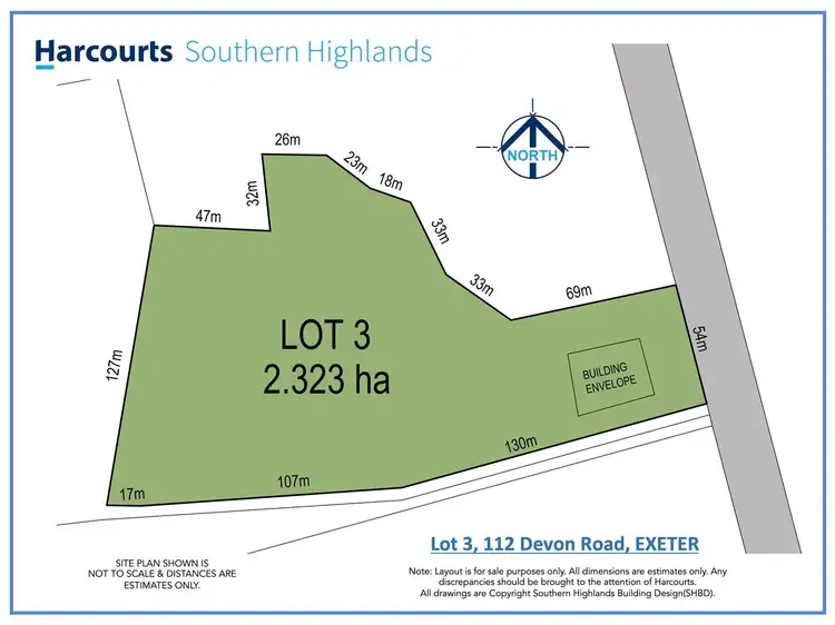 Floorplan of Homely land listing, Lot 3, 112 Devon Road, Exeter NSW 2579