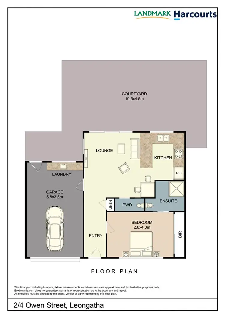 Floorplan of Homely unit listing, 2/4 Owen Street, Leongatha VIC 3953