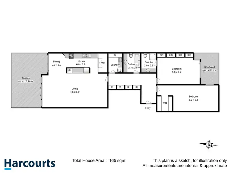 Floorplan of Homely house listing, 58 Salamanca Square, Battery Point TAS 7004