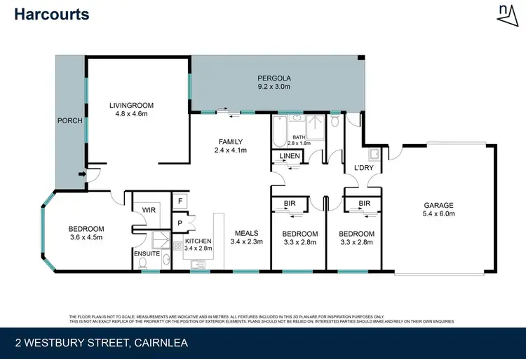 Floorplan of Homely house listing, 2 Westbury Street, Cairnlea VIC 3023