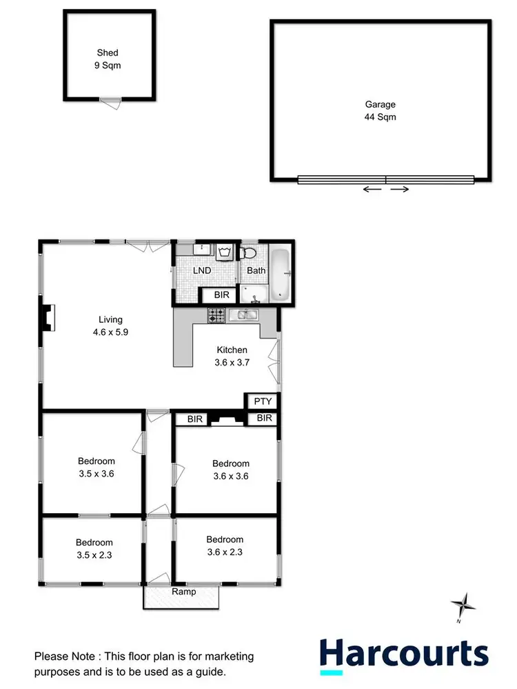 Floorplan of Homely house listing, 39 Abbotsfield Road, Claremont TAS 7011