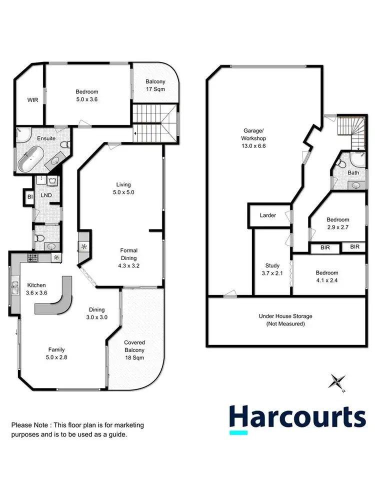 Floorplan of Homely house listing, 536 Oceana Drive, Howrah TAS 7018