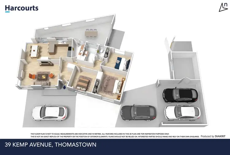 Floorplan of Homely house listing, 39 Kemp Avenue, Thomastown VIC 3074