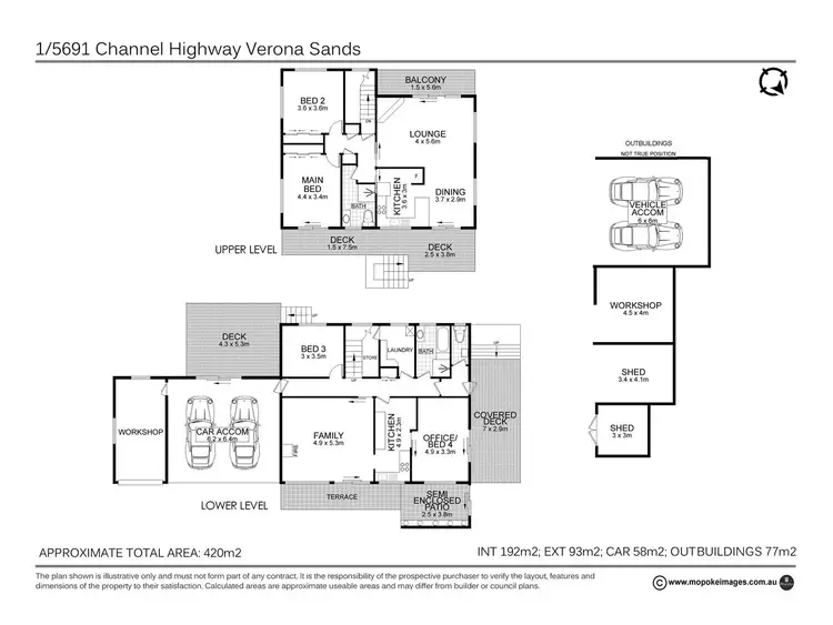 Floorplan of Homely house listing, 1/5691 Channel Highway, Verona Sands TAS 7112