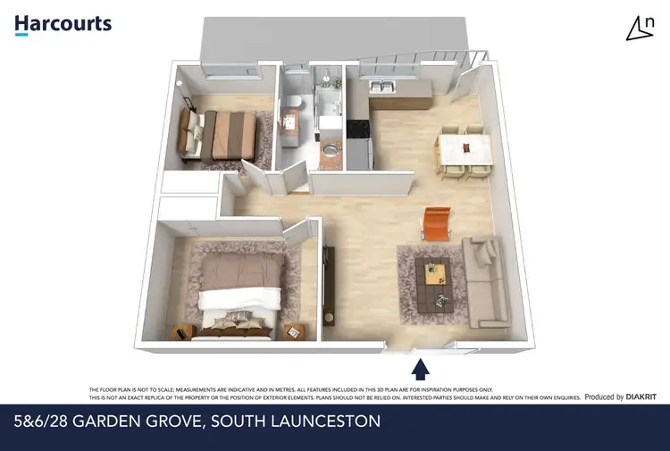 Floorplan of Homely unit listing, 5/28 Garden Grove, South Launceston TAS 7249