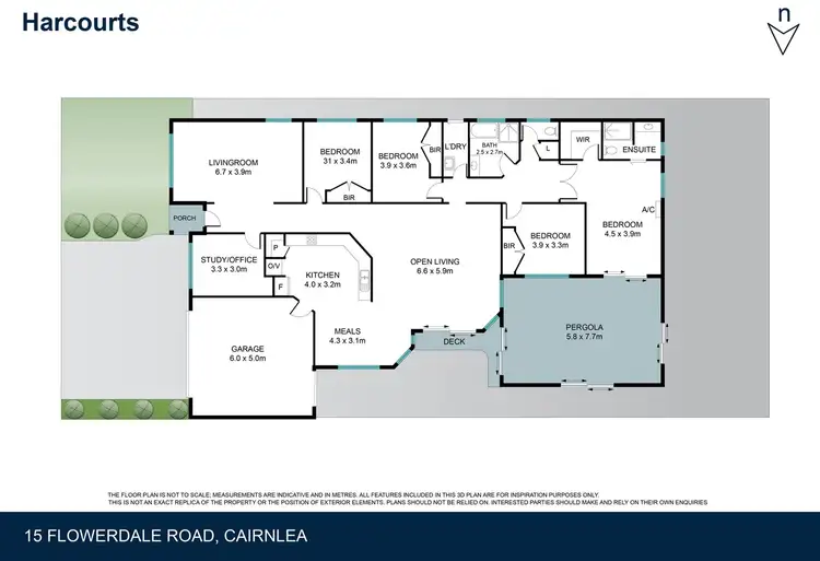 Floorplan of Homely house listing, 15 Flowerdale Rd, Cairnlea VIC 3023