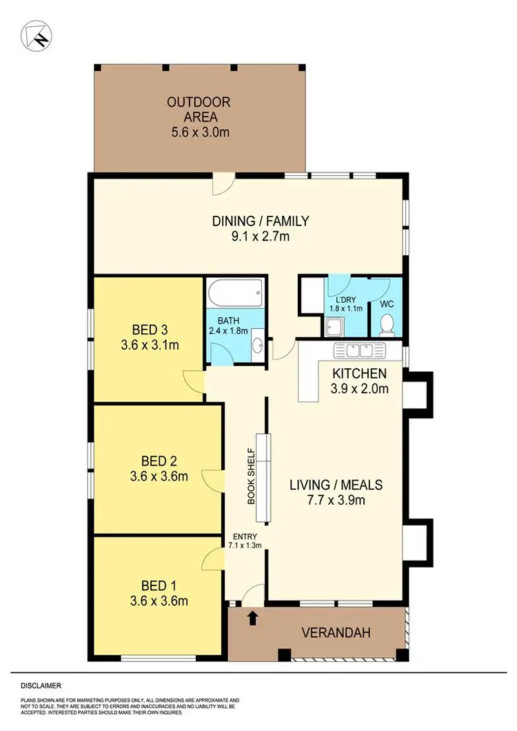 Floorplan of Homely house listing, 61 Beverin Street, Sebastopol VIC 3356