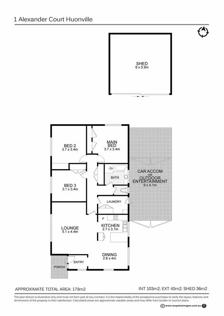 Floorplan of Homely house listing, 1 Alexander Court, Huonville TAS 7109