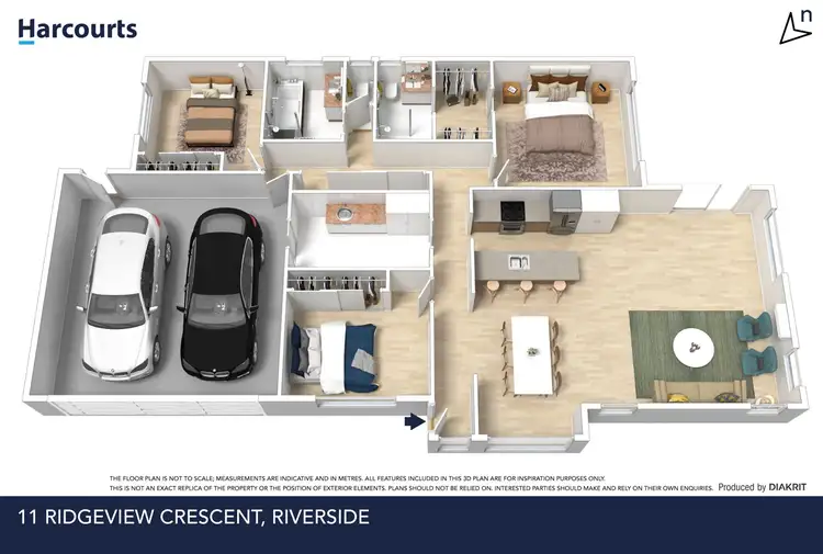 Floorplan of Homely house listing, 11 Ridgeview Crescent, Riverside TAS 7250