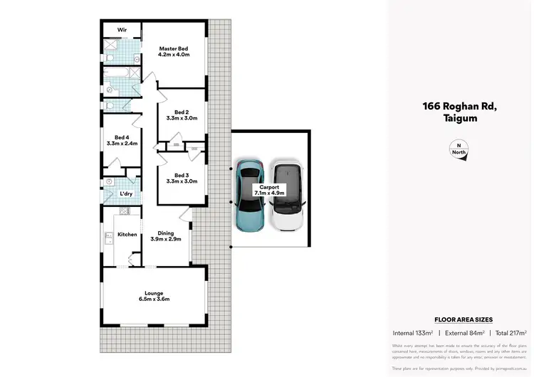 Floorplan of Homely house listing, 166 Roghan Rd, Taigum QLD 4018