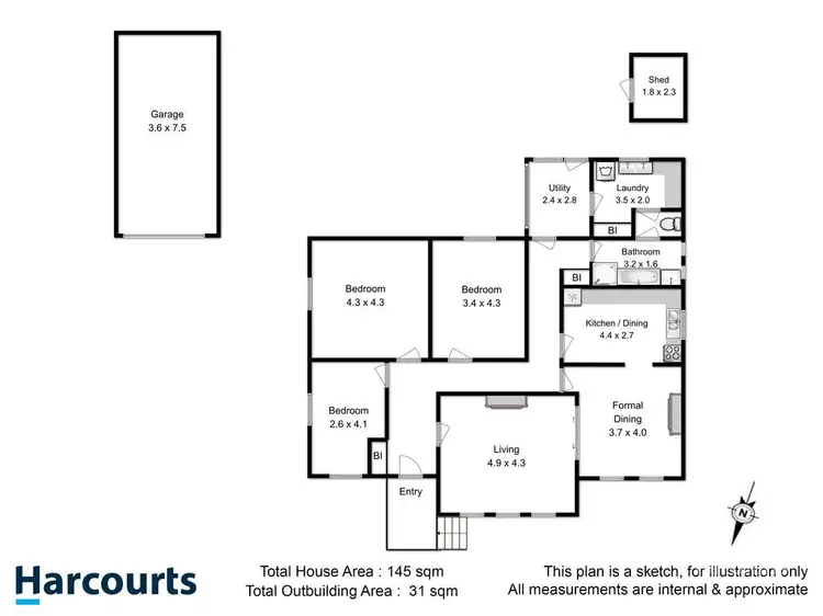 Floorplan of Homely house listing, 80 Arthur Street, West Hobart TAS 7000