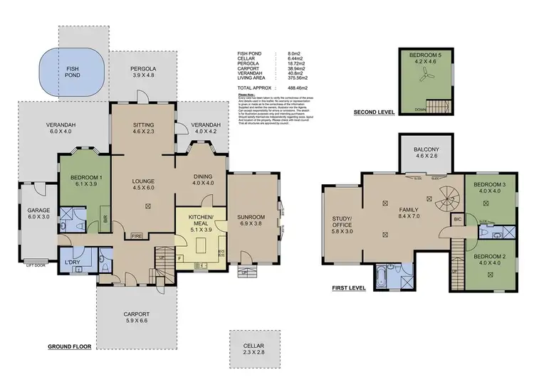 Floorplan of Homely house listing, 1 Hillcrest Avenue, Crafers West SA 5152