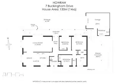 Floorplan of Homely house listing, 7 Buckingham Drive, Howrah TAS