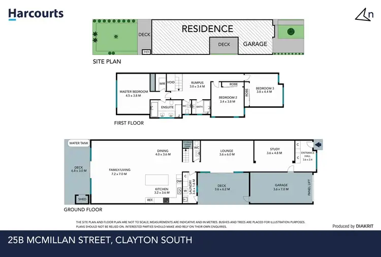 Floorplan of Homely townhouse listing, 25B McMillan Street, Clayton South VIC 3169