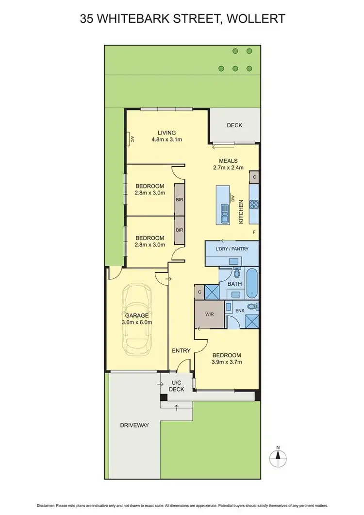 Floorplan of Homely house listing, 35 Whitebark Street, Wollert VIC 3750
