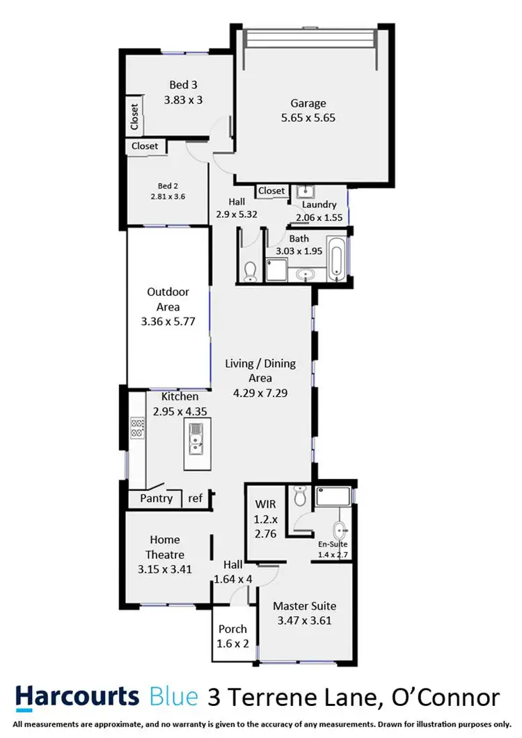 Floorplan of Homely house listing, 3 Terrene Lane, O'connor WA 6163