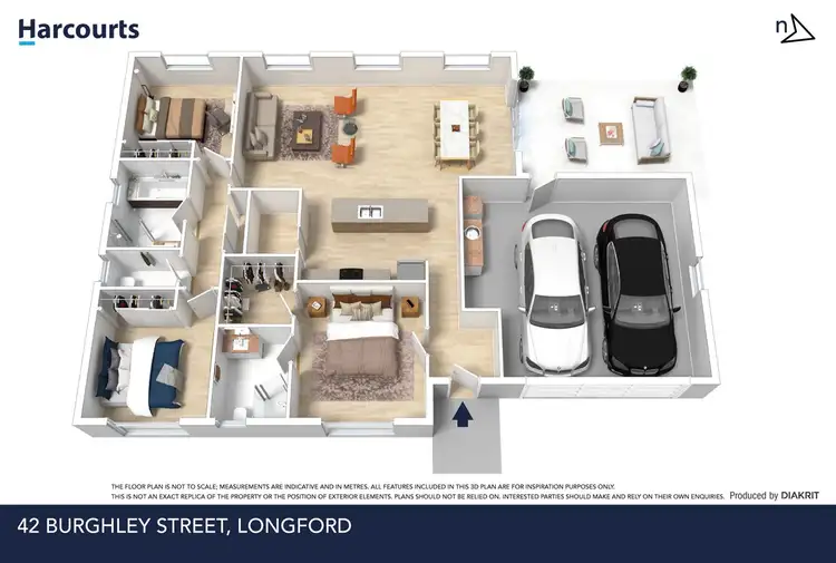 Floorplan of Homely house listing, 44 Burghley Street, Longford TAS 7301