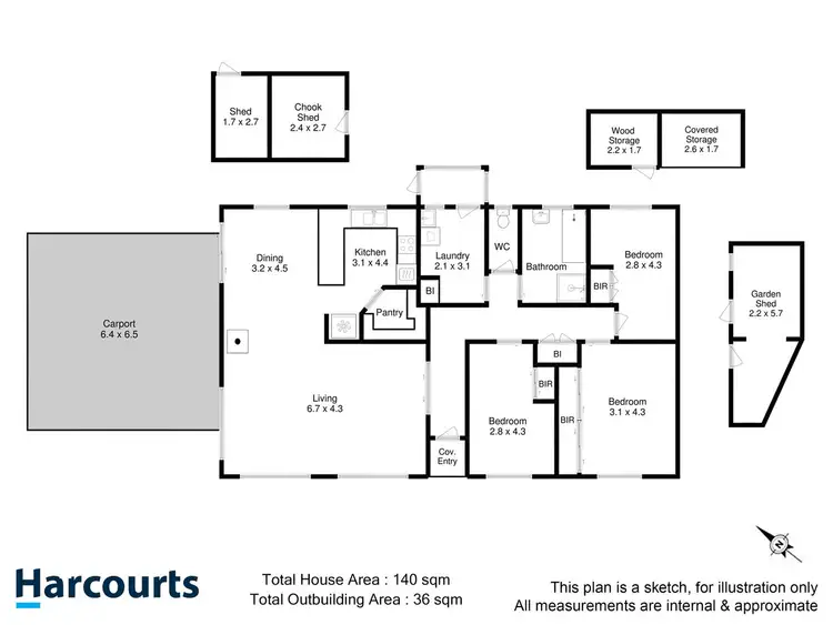 Floorplan of Homely house listing, 73 George Street, Cygnet TAS 7112