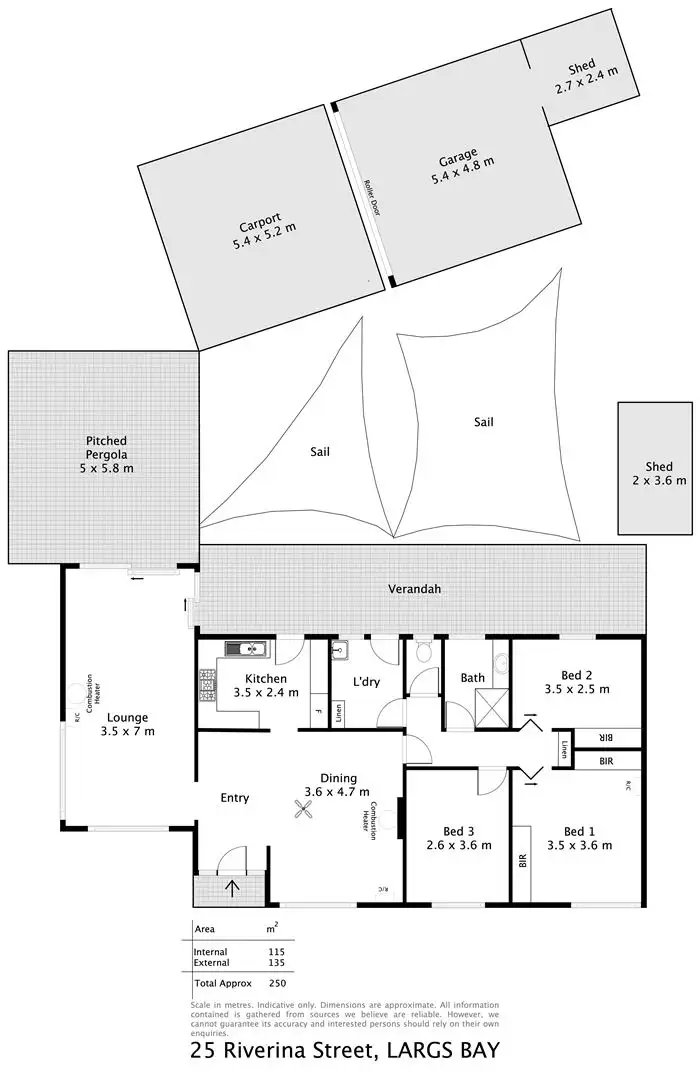 Floorplan of Homely house listing, 25 Riverina Street, Largs North SA 5016