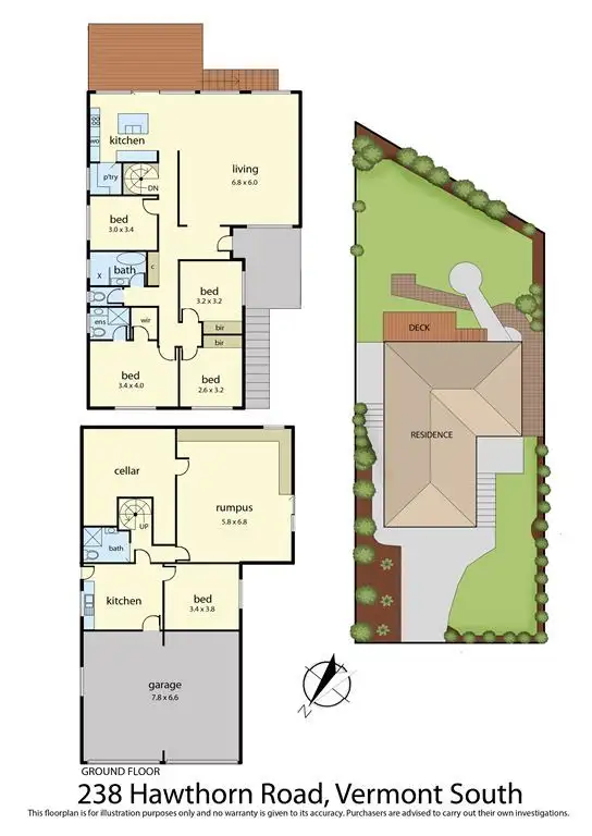 Floorplan of Homely house listing, 238 Hawthorn Road, Vermont South VIC 3133