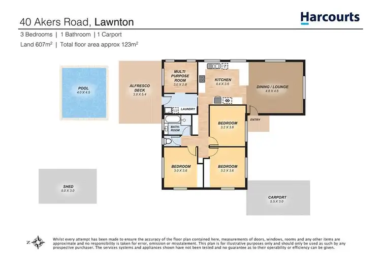 Floorplan of Homely house listing, 40 Akers Road, Lawnton QLD 4501