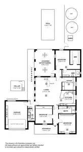 Floorplan of Homely house listing, 3 Charra Street, Hyde Park SA 5061