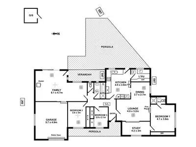 Floorplan of Homely house listing, 13 Coventry Street, Brighton SA 5048